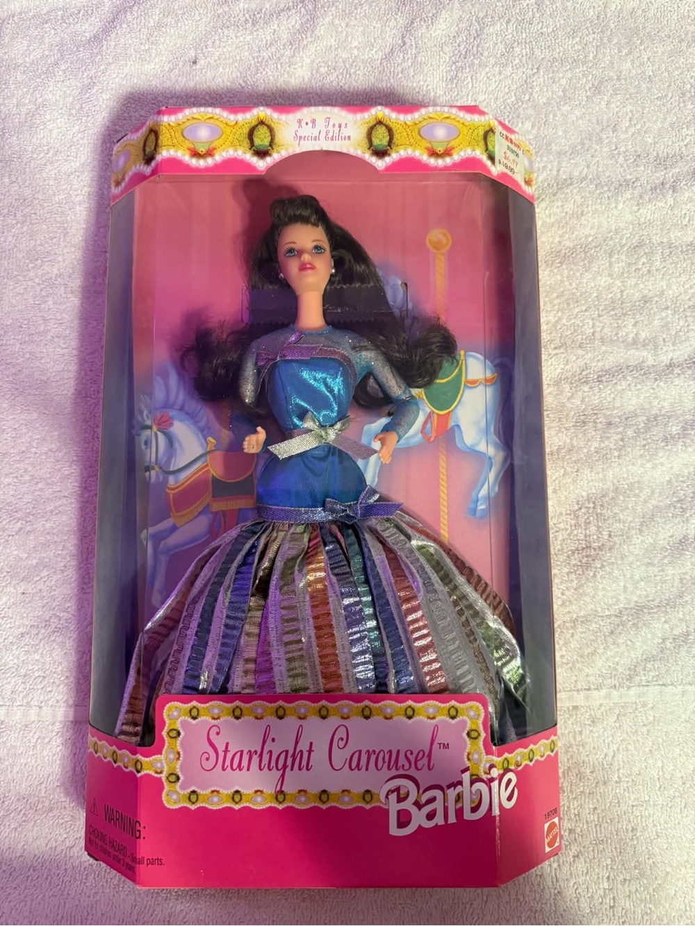 Barbie 1997 Starlight Carousel Doll KB Toys Exclusive Special Edition Mattel
